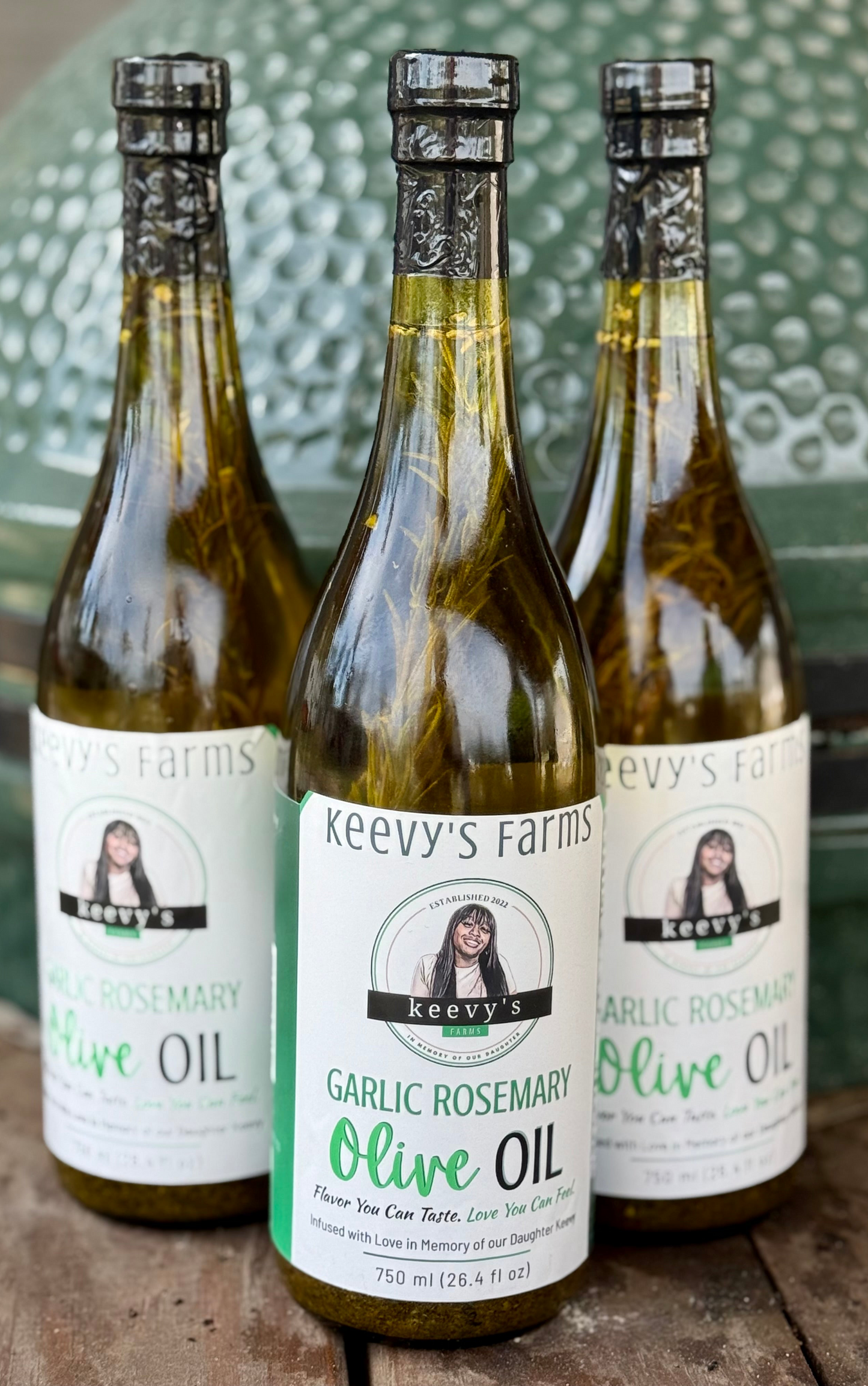 Keevy’s Farms Garlic Rosemary Olive Oil 750 ml