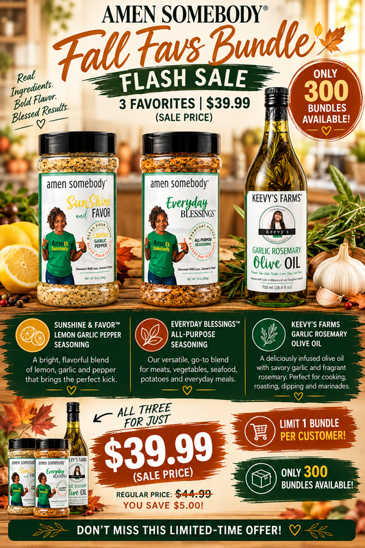 Amen Somebody® Fall Favs Bundle Flash Sale — 3 Favorites | $39.99 (Sale Price)