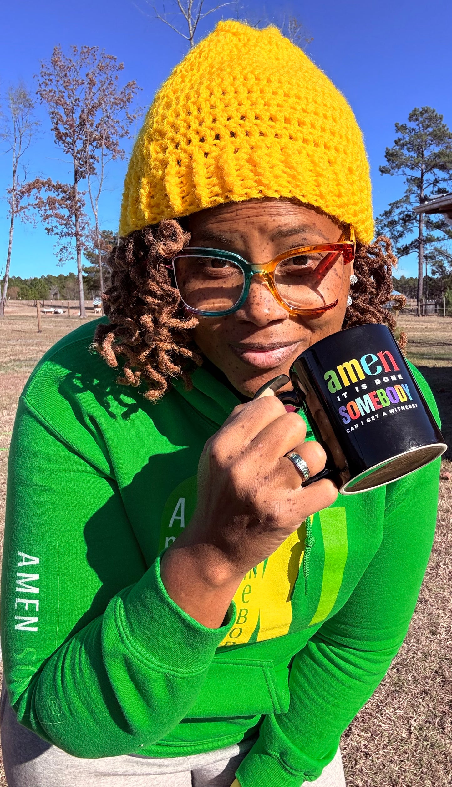 Amen Somebody® Ceramic Coffee Cup